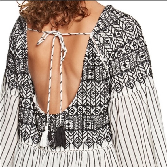 Free People Boho Embroidered Dress - Picture 3 of 12